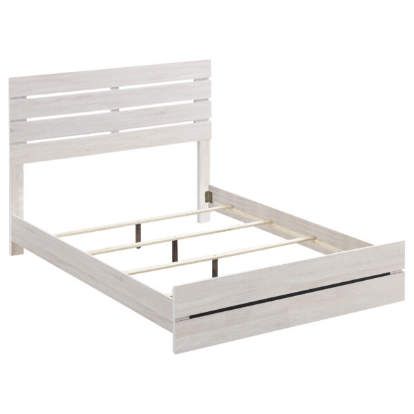 Brantford Wood Storage Panel Bed Barrel Oak - Image 2