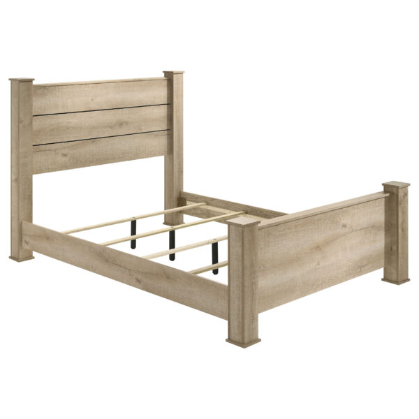 Oakglen 55-inch Panel Bed Weathered Oak - Image 2