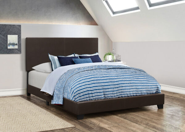 Dorian Faux Leather Upholstered Bed