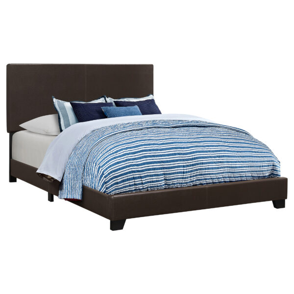 Dorian Faux Leather Upholstered Bed - Image 2