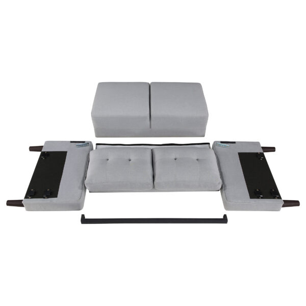 Bowen Upholstered Track Arm Tufted Loveseat - Image 4