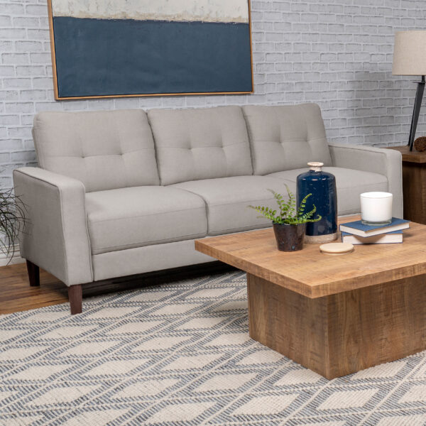 Bowen Upholstered Track Arm Tufted Sofa - Image 6