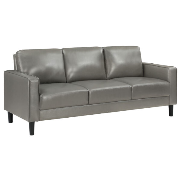 Ruth 77-inch Fabric Upholstered Track Arm Sofa Matcha Green - Image 6