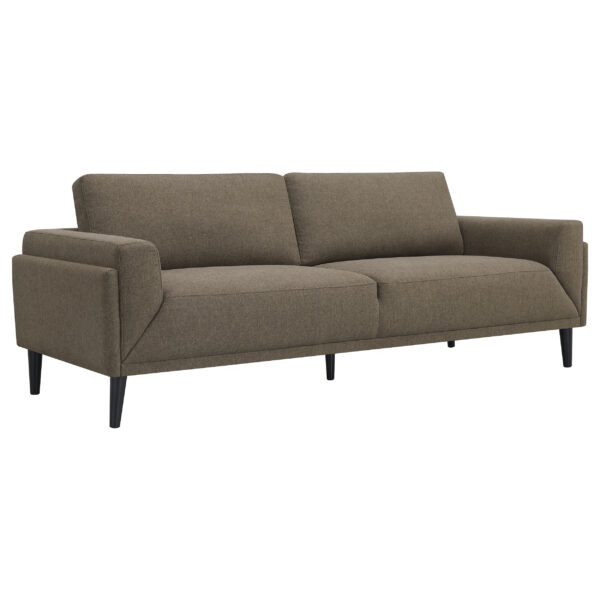 Rilynn Upholstered Track Arm Sofa Brown - Image 6