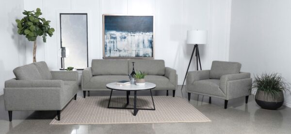 Rilynn 3-piece Upholstered Track Arm Sofa Set