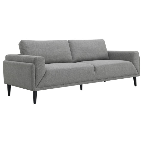 Rilynn Upholstered Track Arm Sofa Brown - Image 11