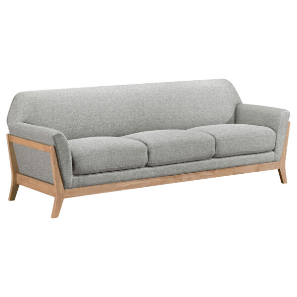 Vaughn Fabric Upholstered Flared Arm Sofa - Image 2