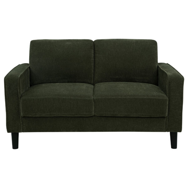 Ruth Fabric Upholstered Track Arm Loveseat - Image 6
