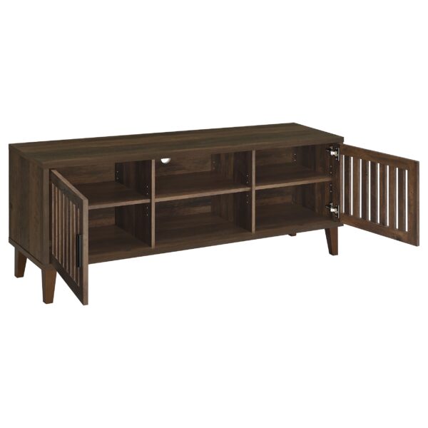 Sedona 2-door Engineered Wood 60-inch TV Stand Dark Pine - Image 4